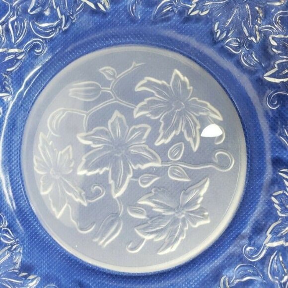 Princess House Fantasia Frosted Plate | Elegant and Timeless Design - Picture 11 of 12